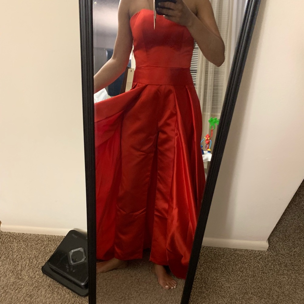VeraQueen Jumpsuits Dress With Detachable Skirt 6 - Picture 5 of 11